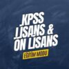 KPSS Lisans & Önlisans